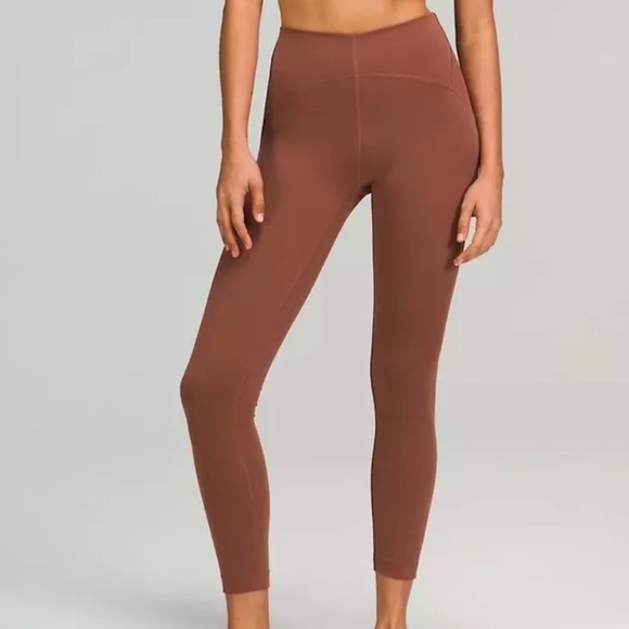 Lululemon InStill High-Rise Tight 25” Clay Brown Size 2 Yoga Sculpt Leggings - Picture 1 of 10